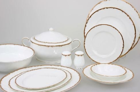 Michell Gold 74 Parça bone China Ymk Seti