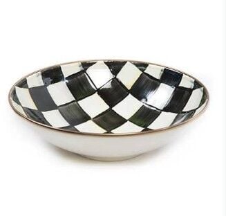 Courtly Check Enamel Gourmand Coupe