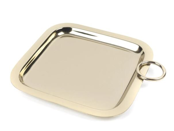 Gold Kare Tepsi 23x23x2cm