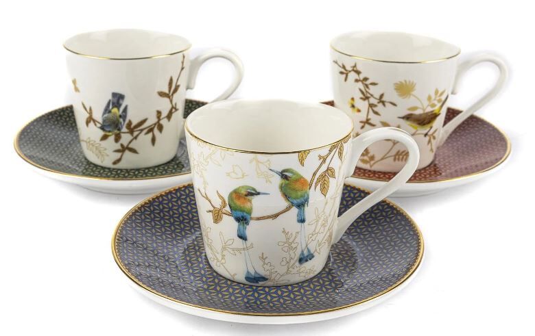 Parrot 6lı Kahve Fincanı Seti