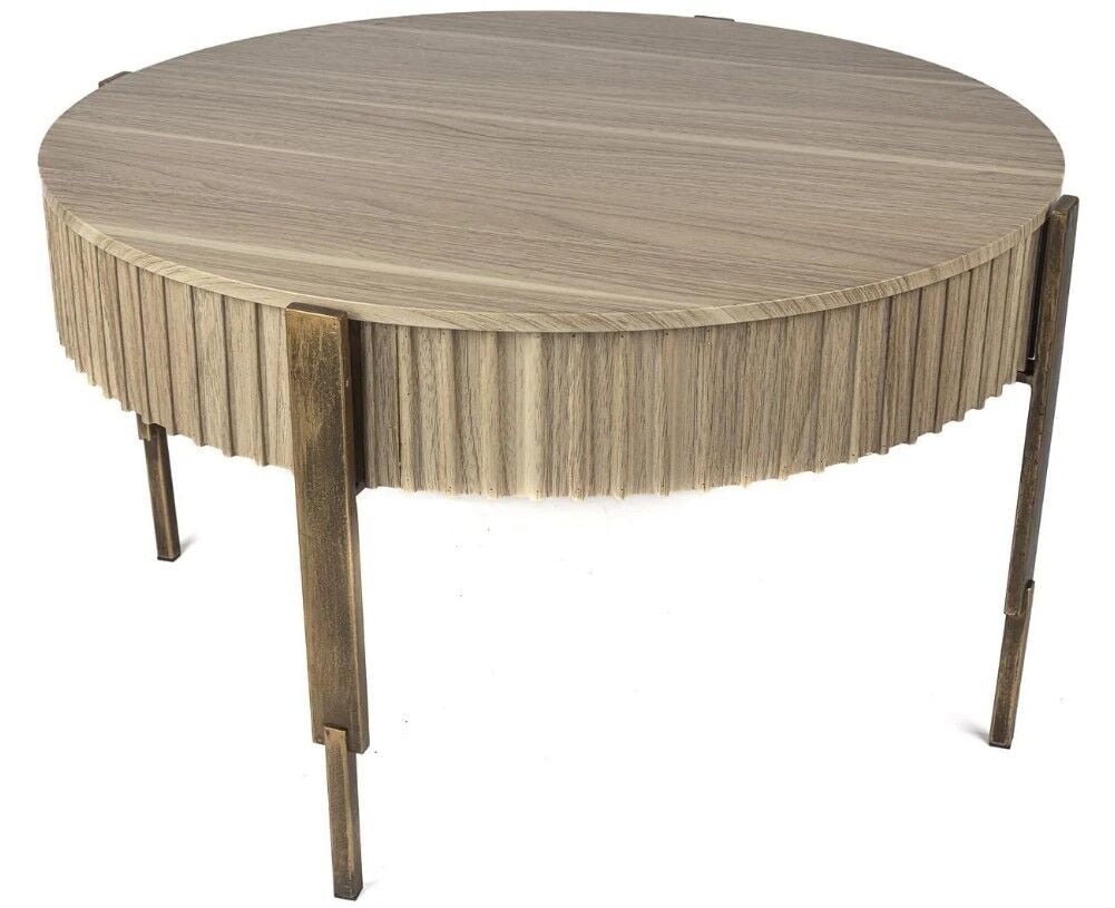 Gold Krem Sehpa 60x36cm