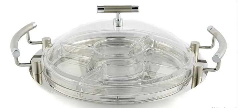 Perle 5 Bölmeli Kahvaltı Seti 38x31x13cm