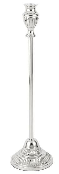 Silver Metal Mumluk 10x39cm