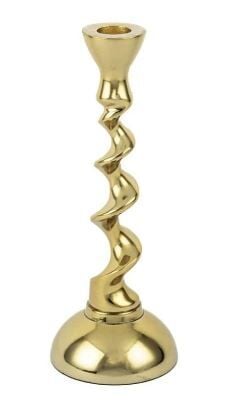 Twist Gold Metal Mumluk 9x23