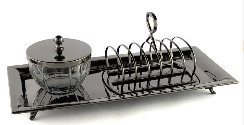 Füme Tost Servis Tabağı 37x17x14cm