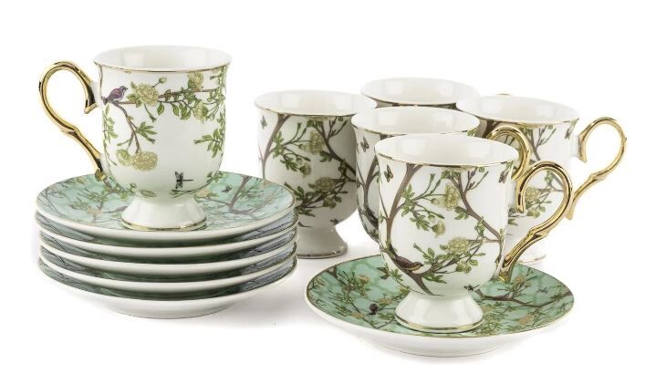 Secret Garden 6lı Kahve Fincanı Seti 90cc