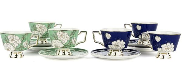 Peonia 6lı Kahve Fincanı Seti 90cc