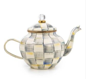 Sterling Check 4 Cup Teapot
