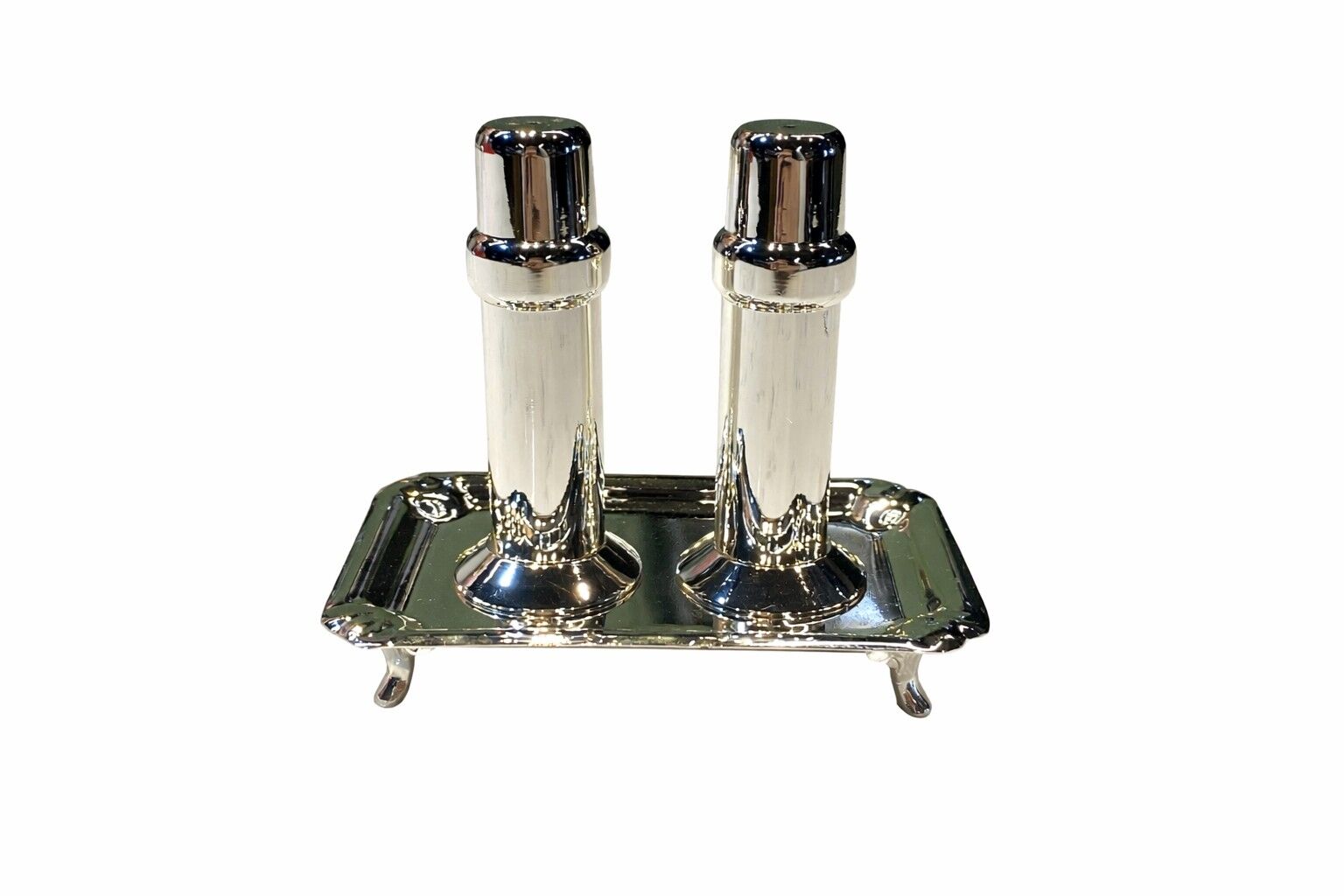 İNGİLİZ DİKDÖRTGEN TEPSİLİ TUZLUK BİBERLİK