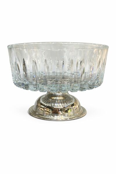 GUMUS AYAKLI SALATA KASESi 19 CM