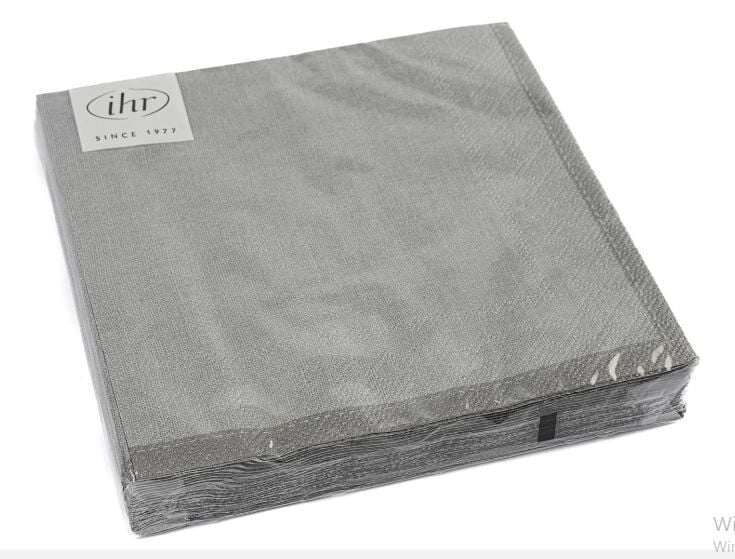 Gri 20li Kağıt Peçete 33x33cm