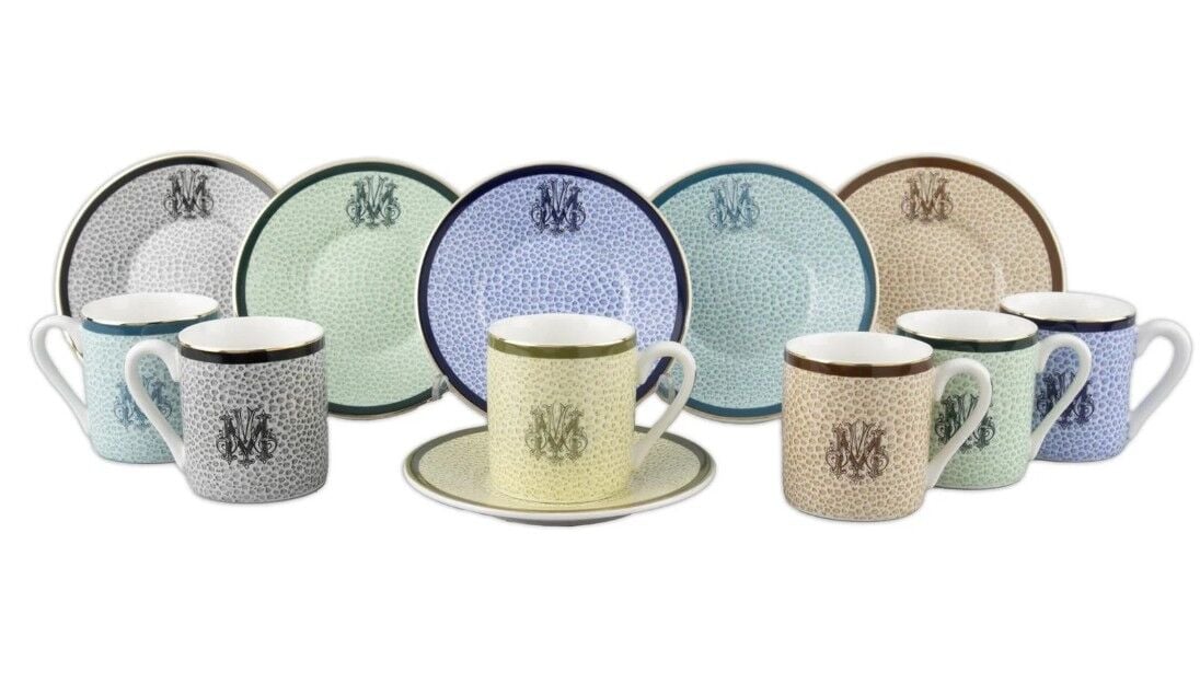 Micasa Desenli 6lı Kahve Fincanı Seti