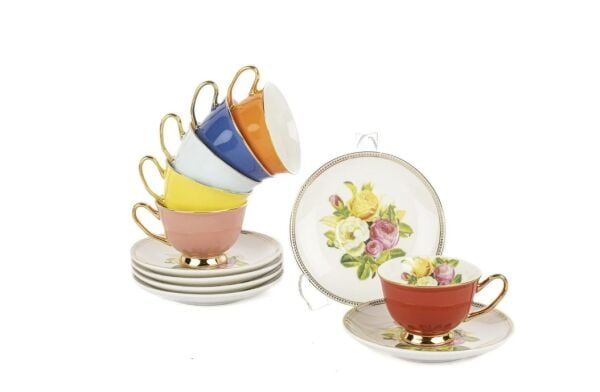 Rosarium 6lı Kahve Fincanı Seti 90cc