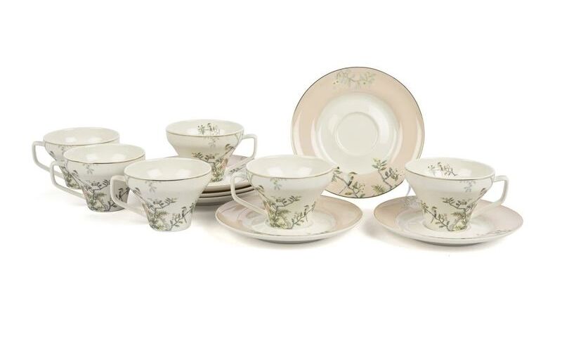 Bird Garden Yavru Ağzı 6lı Kahve Fincan Seti 90cc