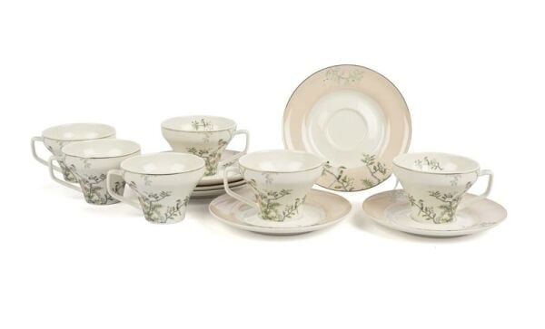 Bird Garden Yavru Ağzı 6lı Kahve Fincan Seti 90cc