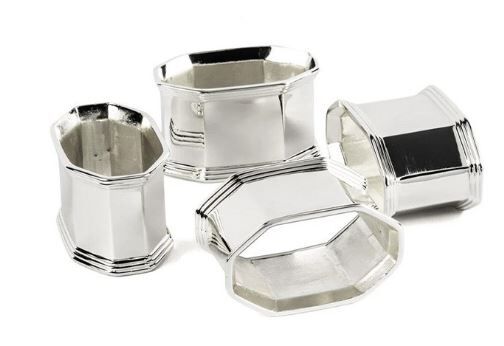 Silver 4lü Peçete Yüzüğü