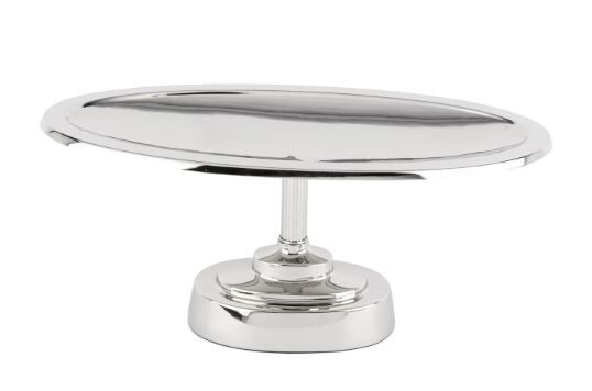 Gümüş Nikel Ayaklı Stand 36x17x16cm