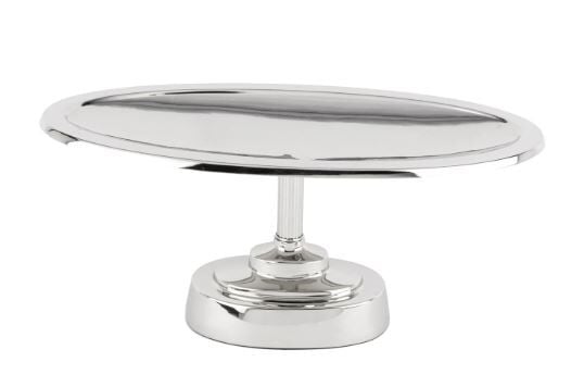 Gümüş Nikel Ayaklı Stand 36x17x16cm