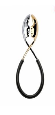 Kiss Siyah Salata Servis Maşası 8x24cm