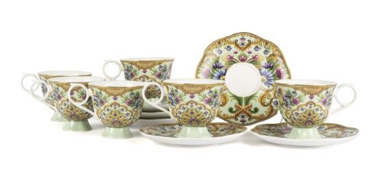 The Florentine 6lı Kahve Fincan Seti 90cc