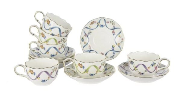 Romantic Charm 6lı Kahve Fincan Seti 90cc