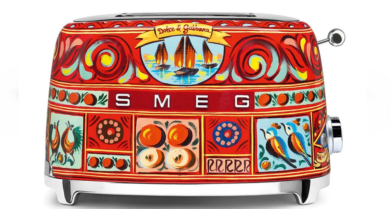 Smeg 50's Style Retro Dolce&Gabbana 2X1 Dilim Ekmek Kızartma