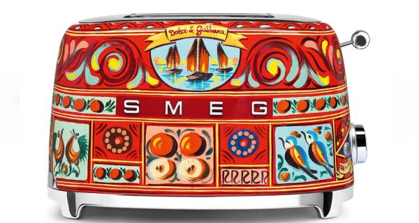 Smeg 50's Style Retro Dolce&Gabbana 2X1 Dilim Ekmek Kızartma