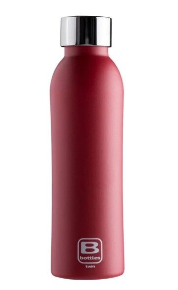 BUGATTI TWIN PAS CEL TERMOS 500ML MAT KIRMIZI