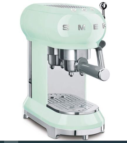 Smeg 50's Style Retro Pastel Yeşil Manuel Espresso Kahve Makinesi