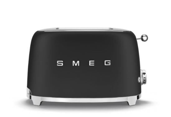Smeg 50's Style Retro Mat Siyah 2x1 Ekmek Kızartma Makinesi