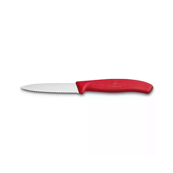 Victorinox 6.7631 8cm Kırmızı Tırtıklı Soyma Bıçağı