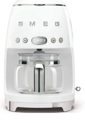 Smeg 50's Style Retro Beyaz Filtre Kahve Makinesi
