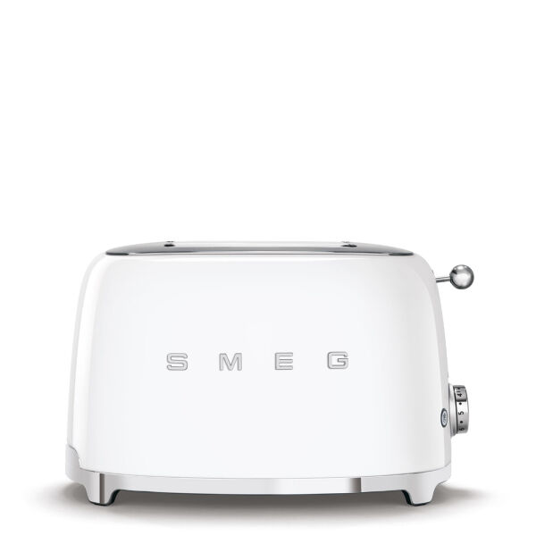Smeg 50's Style Retro Beyaz 2x1 Ekmek Kızartma Makinesi