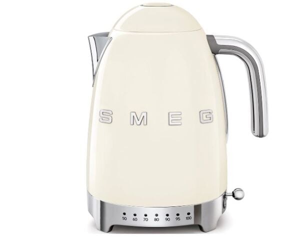 Smeg 50's Style Retro Krem Isı Ayarlı Kettle