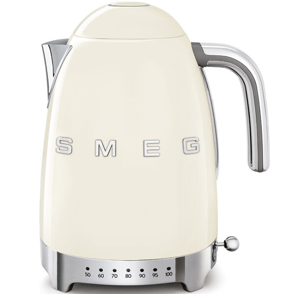 Smeg 50's Style Retro Krem Isı Ayarlı Kettle