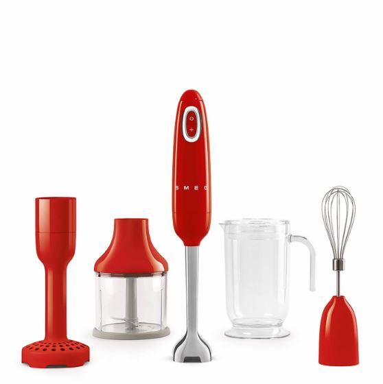 Smeg 50's Style Retro Kırmızı Blender Seti