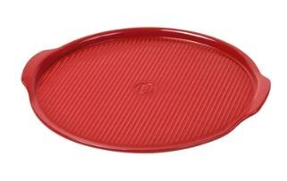 EH Pizza/Fırın Kabı Yuvarlak  40 cm Kırmızı/Burgundy