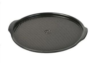 EH Pizza/Fırın Kabı Yuvarlak  40 cm Siyah