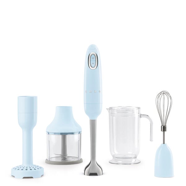 Smeg 50's Style Retro Pastel Mavi Blender Set
