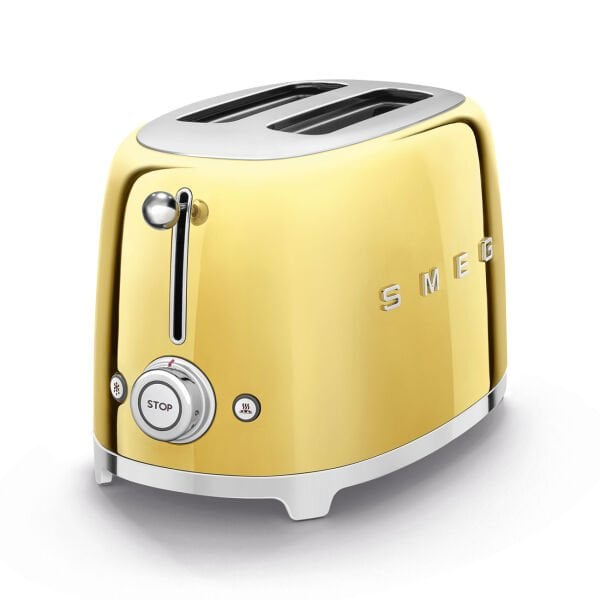 Smeg 50's Style Retro Gold 2x1 Ekmek Kızartma Makinesi