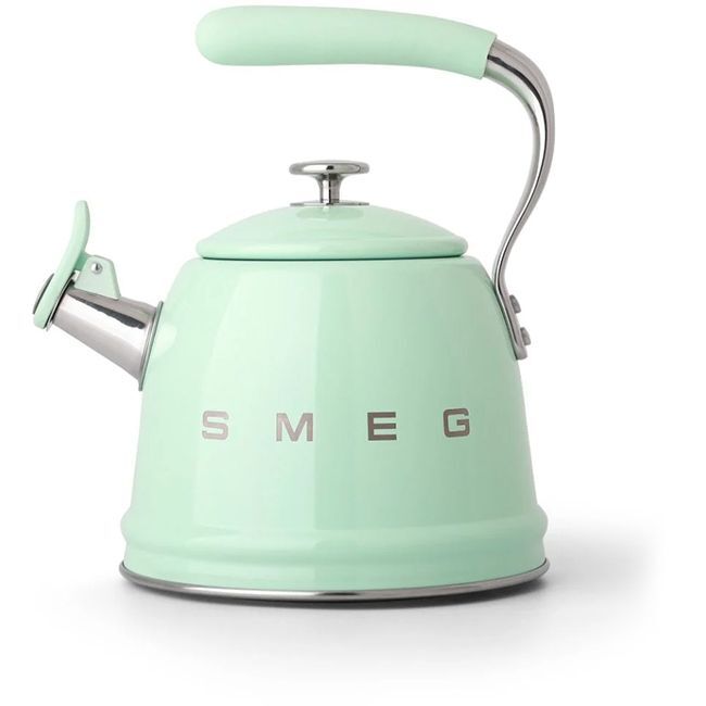 Smeg 50's Style Retro Pastel Yeşil Islıklı Kettle