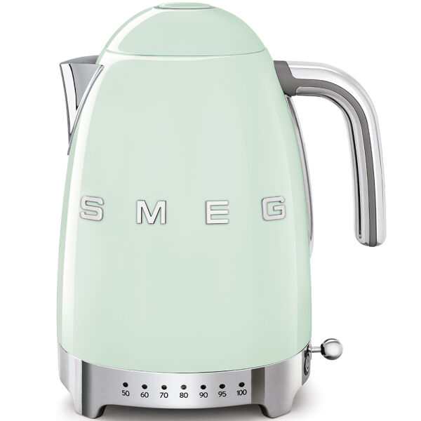 Smeg 50's Style Retro Pastel Yeşil Isı Ayarlı Kettle