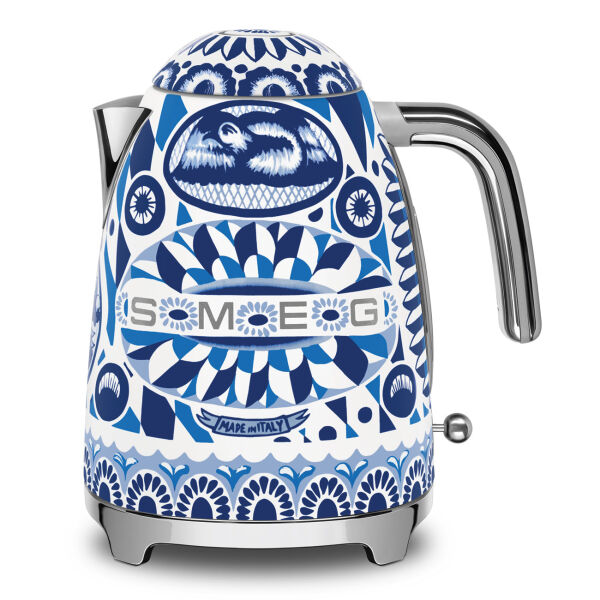 Smeg 50's Style Retro Blue Mediterrano Kettle