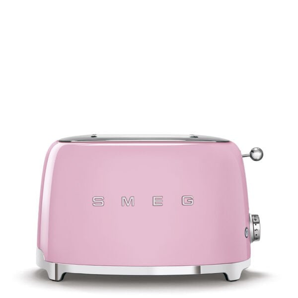 Smeg 50's Style Retro Pembe 2x1 Ekmek Kızartma Makinesi