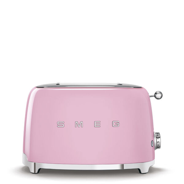 Smeg 50's Style Retro Pembe 2x1 Ekmek Kızartma Makinesi