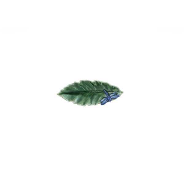 Chestnut Leaf with Dragonfly 16cm