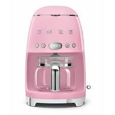 Smeg 50's Style Retro Pembe Filtre Kahve Makinesi